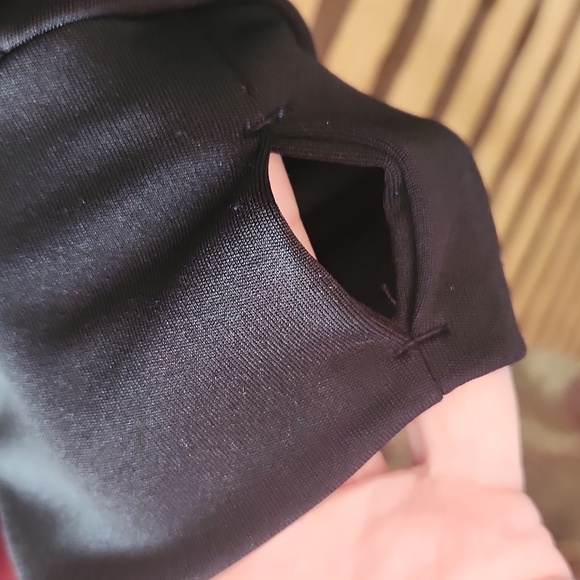 EUC! Bebe Black Stretch zip Up Jacket - Picture 8 of 9